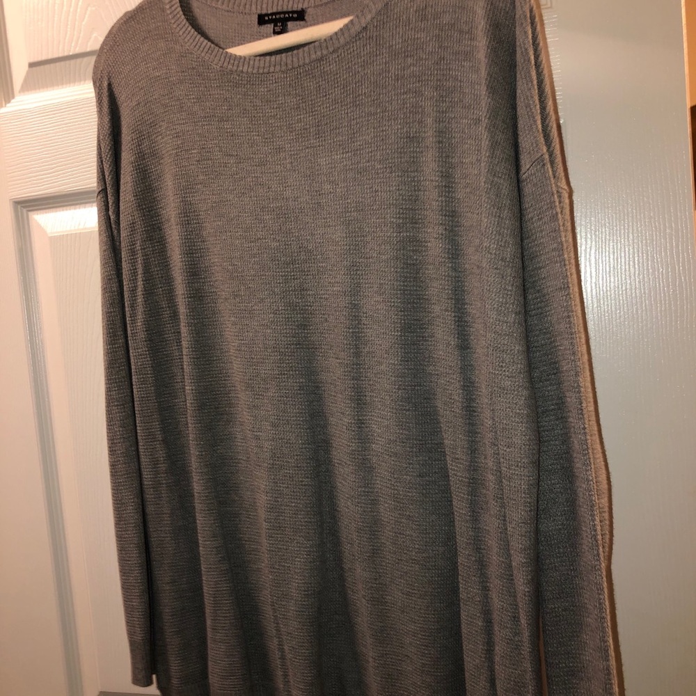 Staccato grey button back sweater